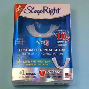SleepRight ProRX Custom Dental Guard, Ultra-Thin, Lasts 10X Longer, GUARD & CASE
